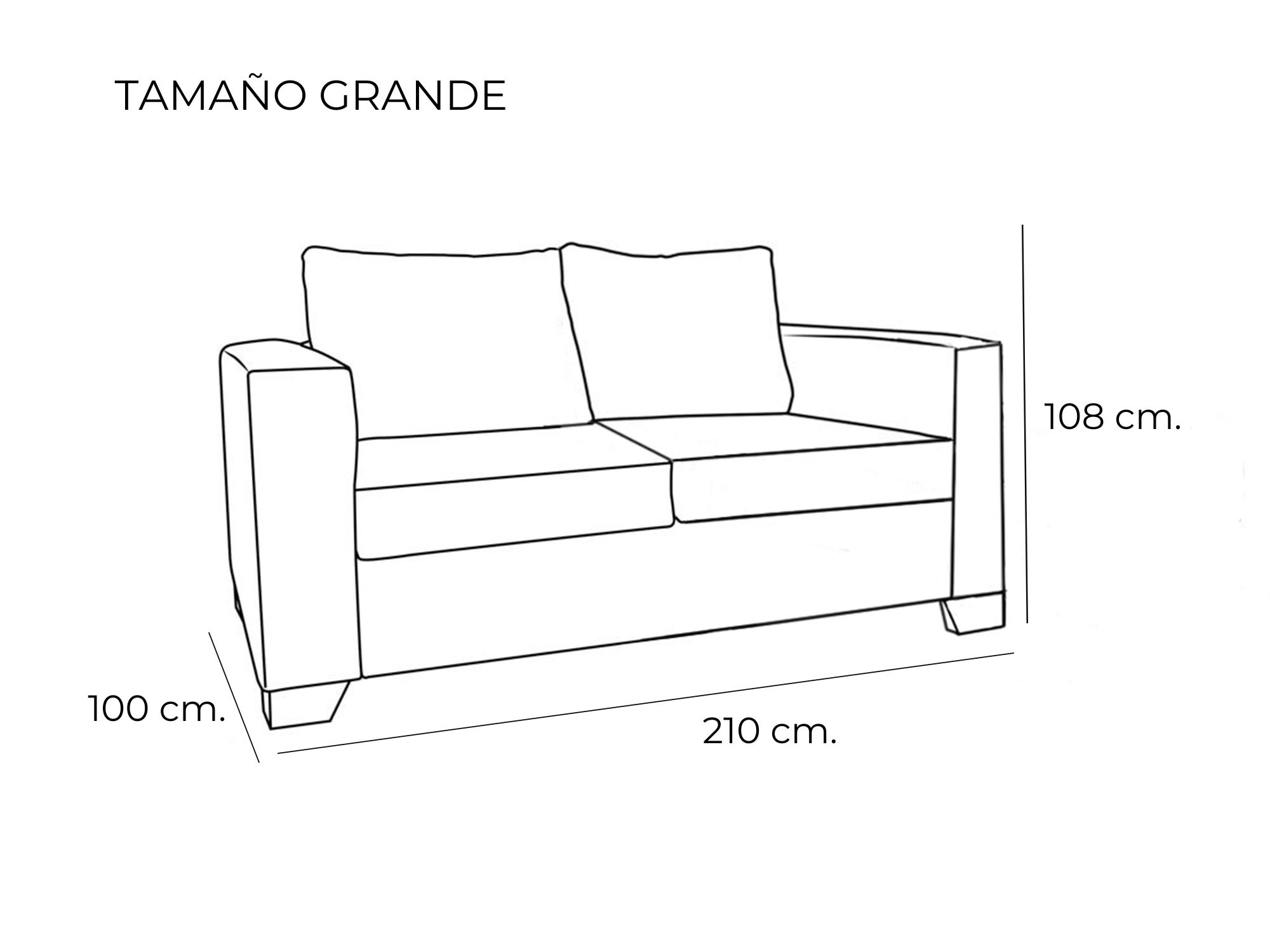 Sofa cama sistema italiano en oferta en Málaga